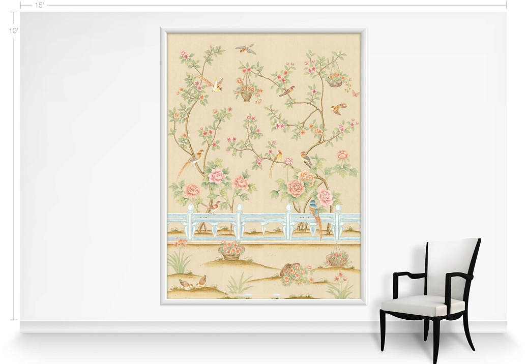 Обои Paul Montgomery Studio Murals For Unique Walls Adriana Diptych/Fresco