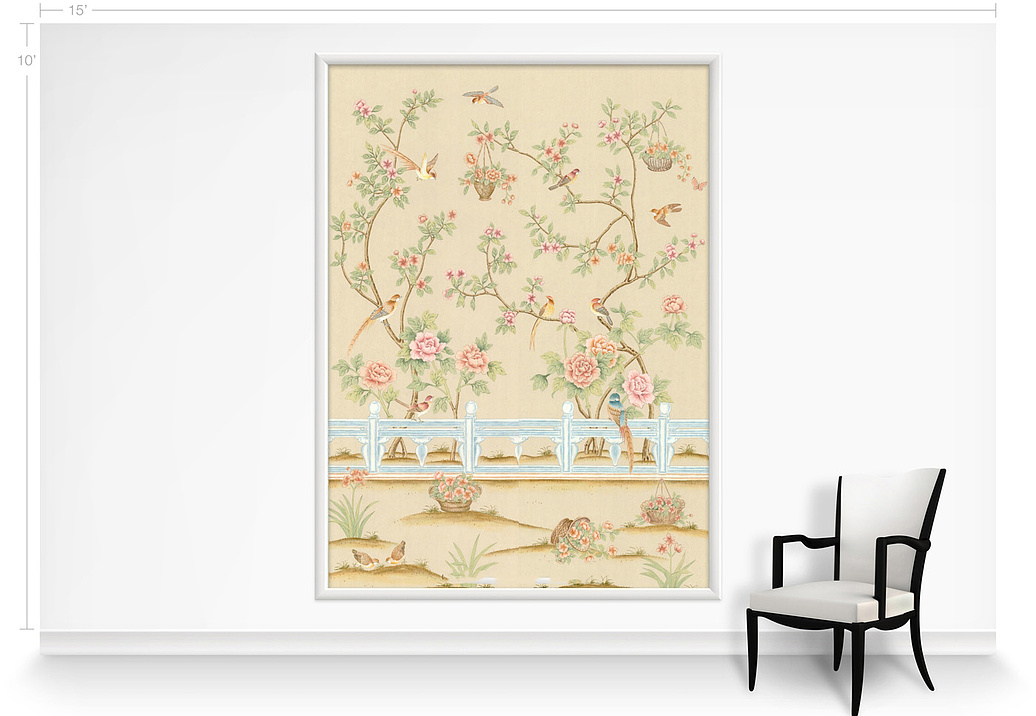 Обои Paul Montgomery Studio Murals For Unique Walls Adriana Diptych/Fresco