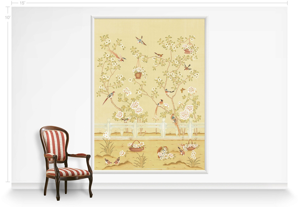 Обои Paul Montgomery Studio Murals For Unique Walls Adriana Diptych/Yellow