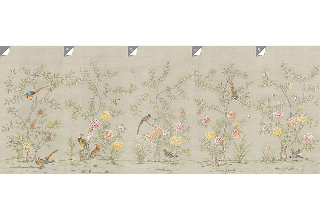 Обои Paul Montgomery Studio Murals For Unique Walls Arceau Beige/Beige