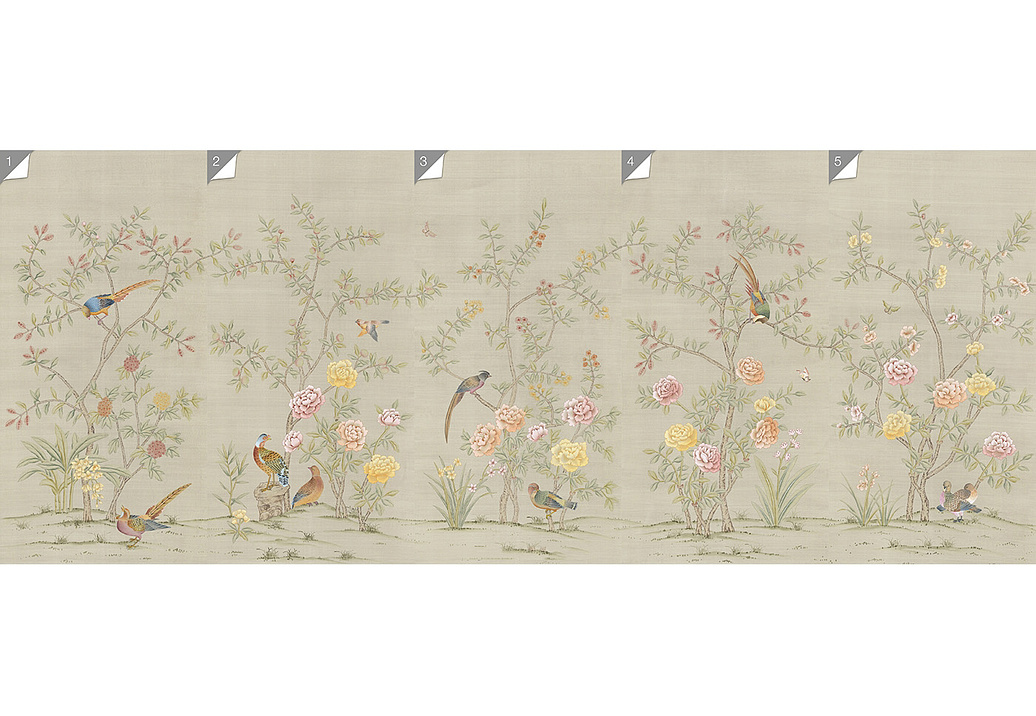 Обои Paul Montgomery Studio Murals For Unique Walls Arceau Beige/Beige