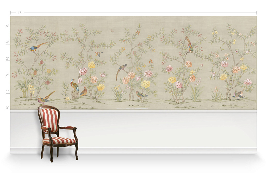 Обои Paul Montgomery Studio Murals For Unique Walls Arceau Beige/Beige