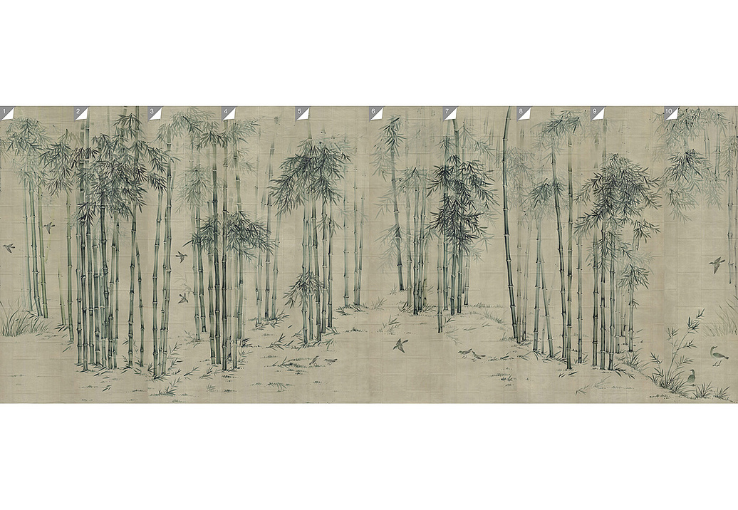 Обои Paul Montgomery Studio Murals For Unique Walls Bamboo Forest/Beige