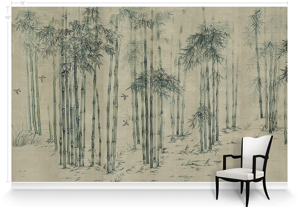 Обои Paul Montgomery Studio Murals For Unique Walls Bamboo Forest/Beige