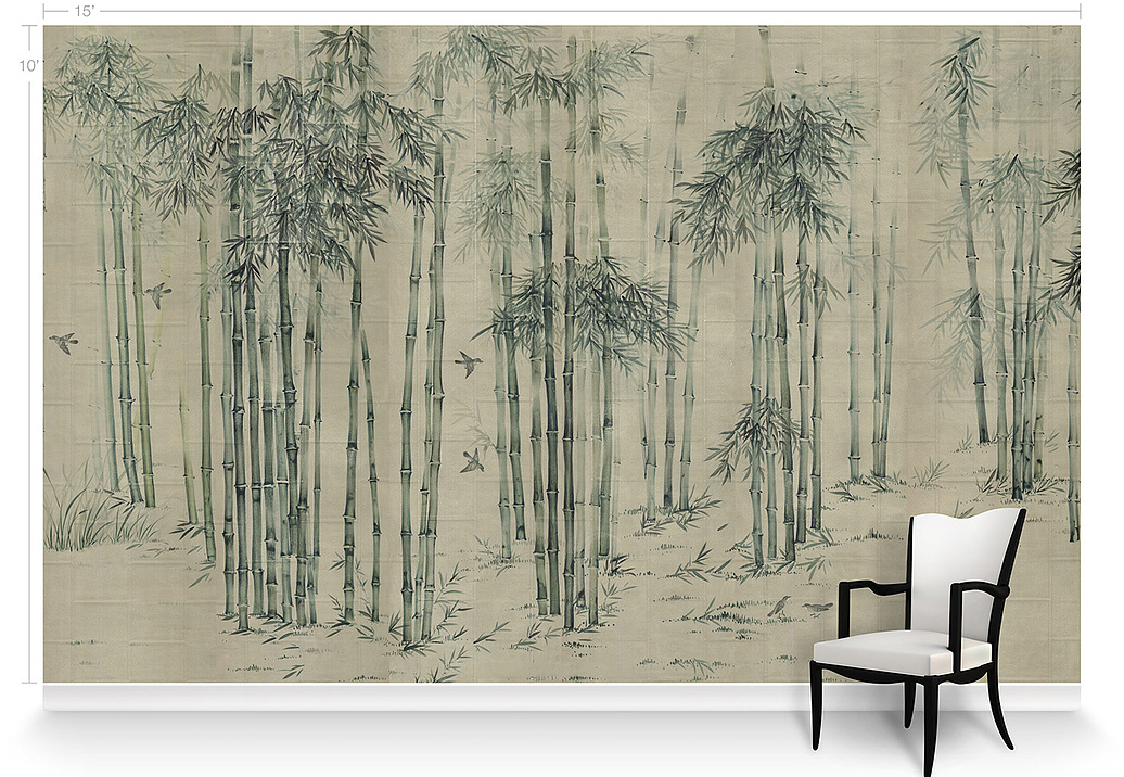 Обои Paul Montgomery Studio Murals For Unique Walls Bamboo Forest/Beige