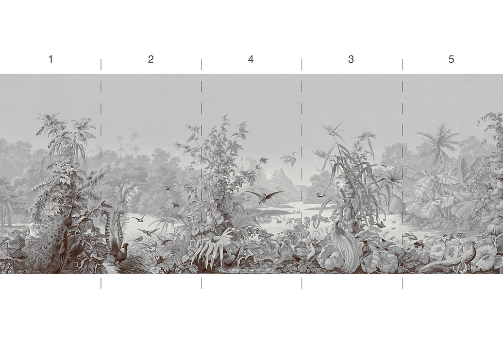 Обои Paul Montgomery Studio Murals For Unique Walls Brazil/Grey
