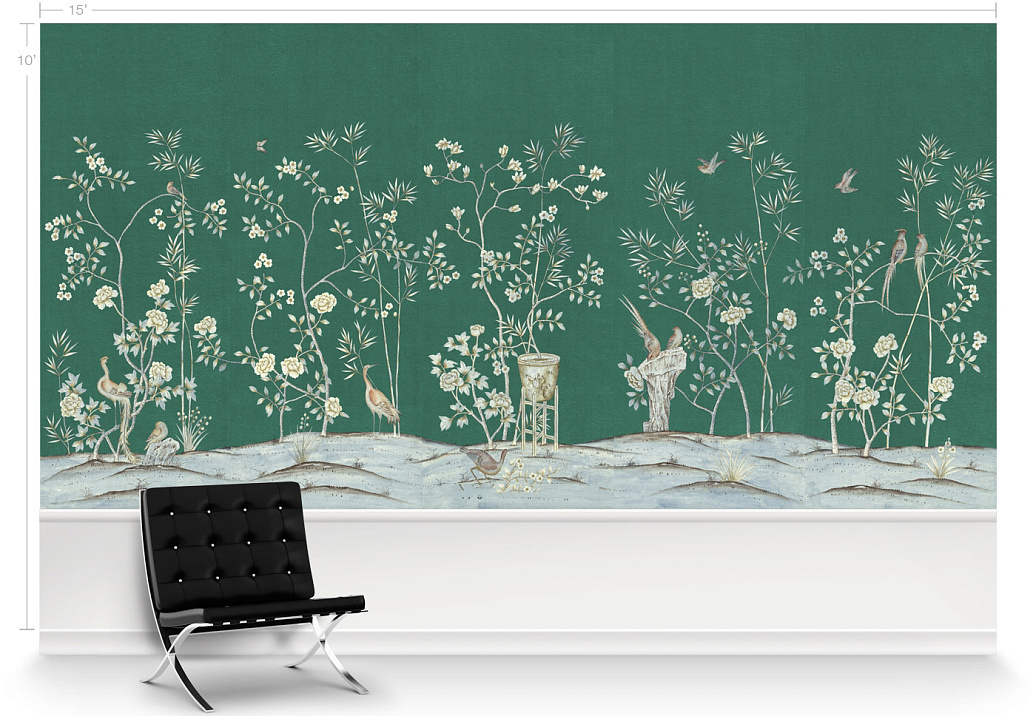 Обои Paul Montgomery Studio Murals For Unique Walls Chai Wan/Emerald