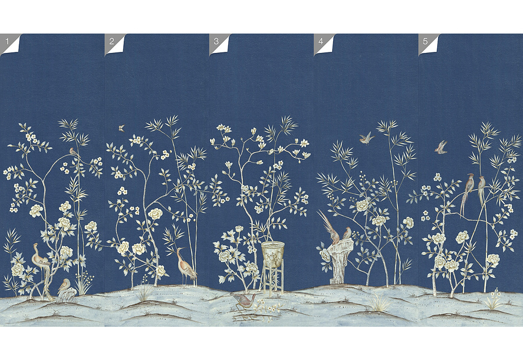 Обои Paul Montgomery Studio Murals For Unique Walls Chai Wan/Graphite
