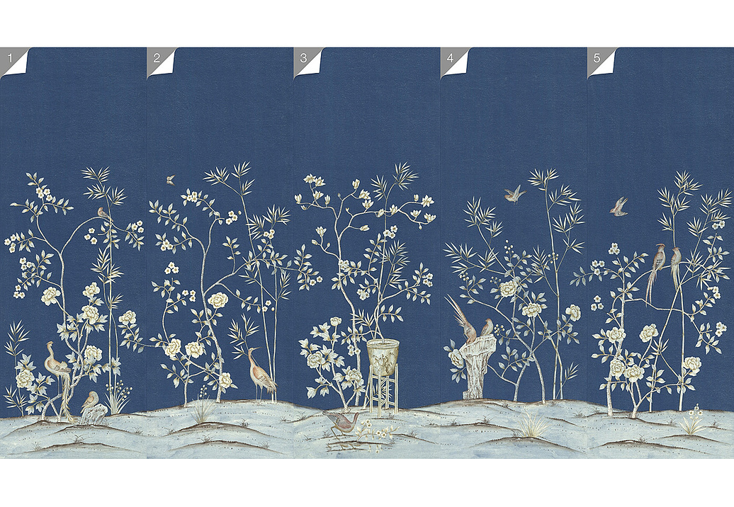 Обои Paul Montgomery Studio Murals For Unique Walls Chai Wan/Graphite