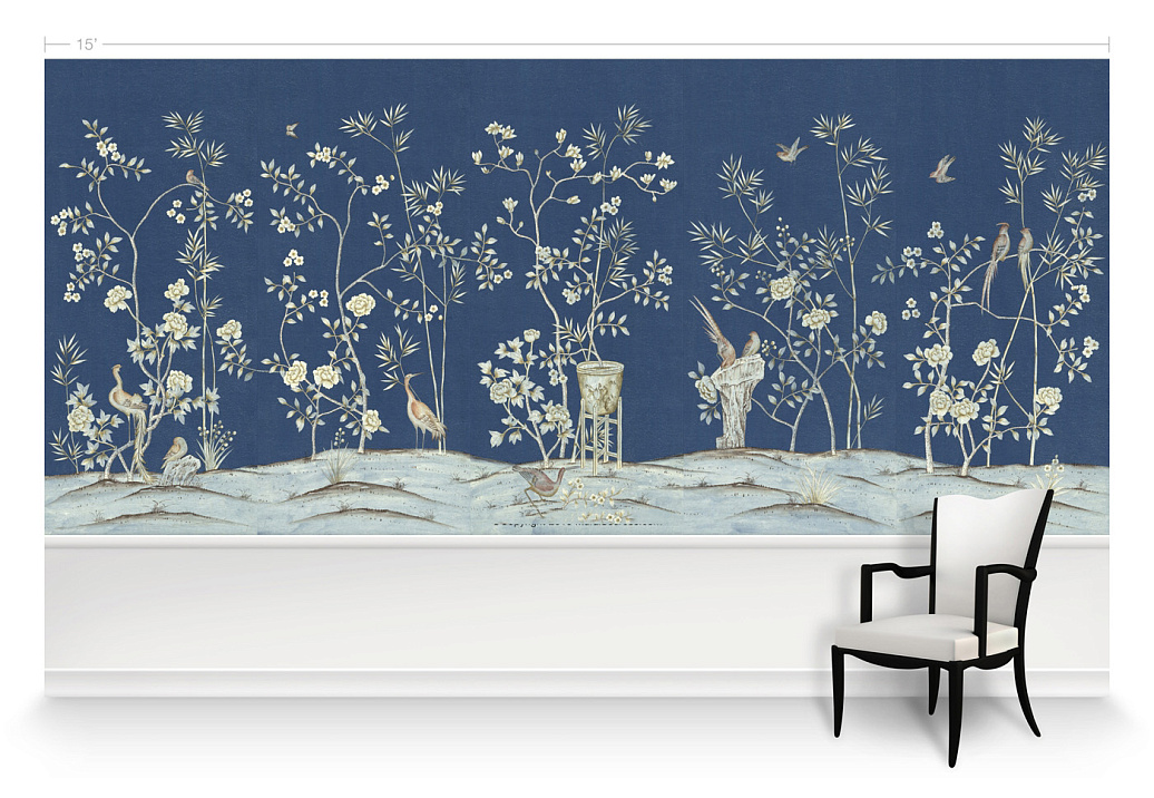 Обои Paul Montgomery Studio Murals For Unique Walls Chai Wan/Graphite