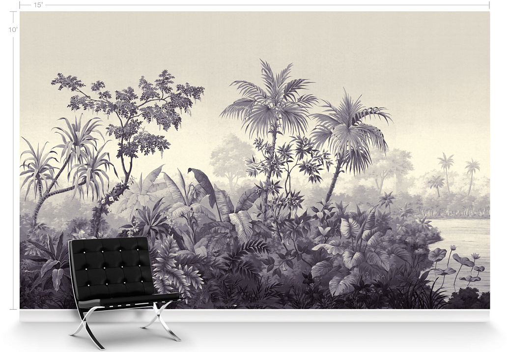 Обои Paul Montgomery Studio Murals For Unique Walls Floridana/Grisaille