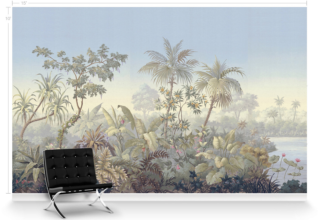 Обои Paul Montgomery Studio Murals For Unique Walls Floridana/Sepia