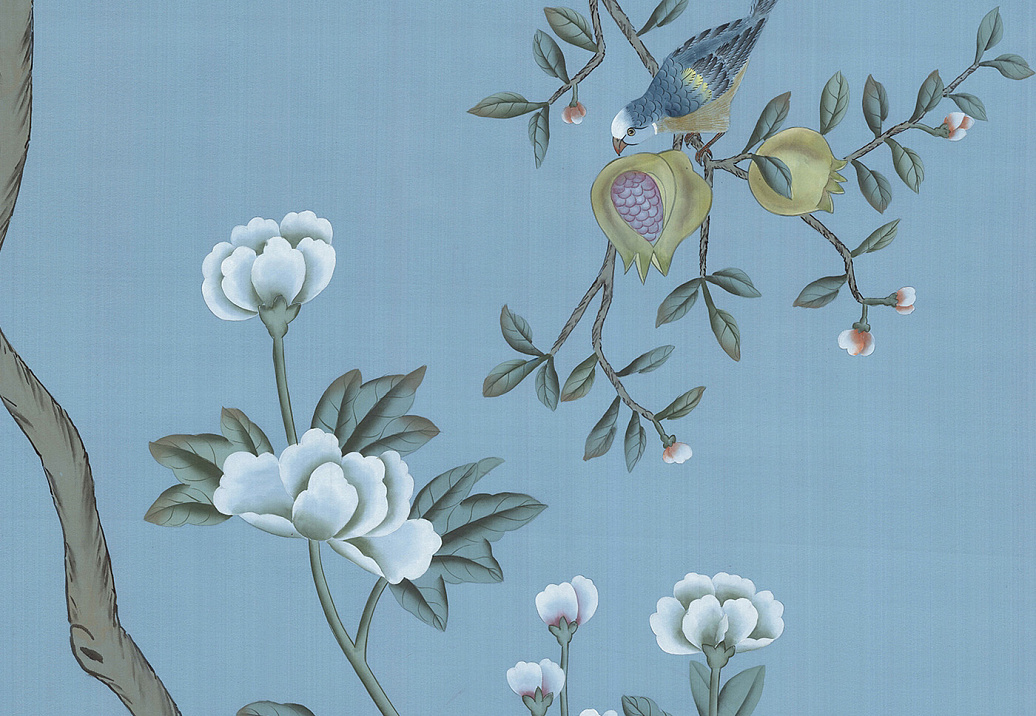 Обои Paul Montgomery Studio Murals For Unique Walls Jinan/Blue