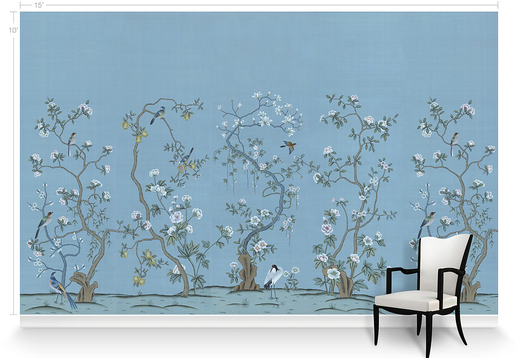 Обои Paul Montgomery Studio Murals For Unique Walls Jinan/Blue