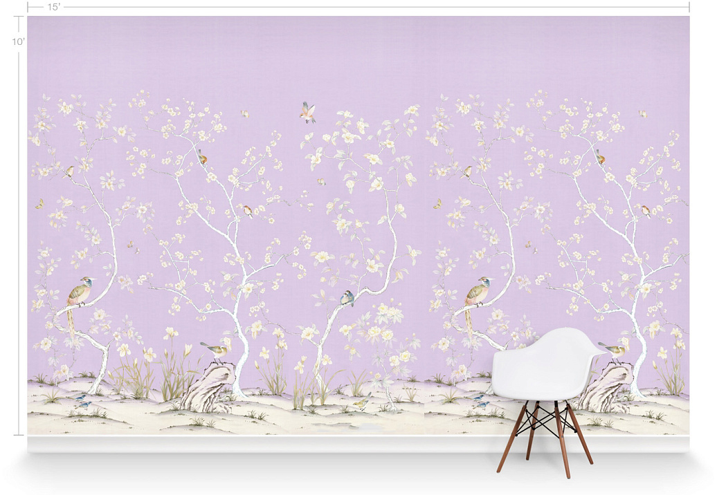 Обои Paul Montgomery Studio Murals For Unique Walls Lavena/Lavender
