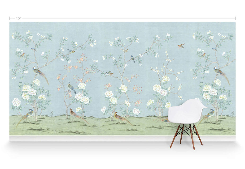 Обои Paul Montgomery Studio Murals For Unique Walls Maysong Spring/Sky