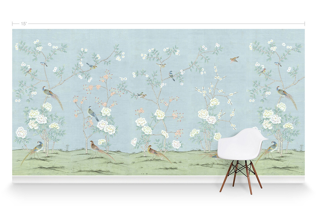 Обои Paul Montgomery Studio Murals For Unique Walls Maysong Spring/Sky