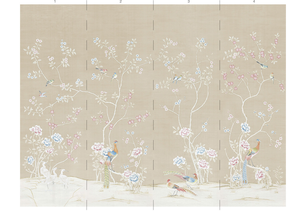 Обои Paul Montgomery Studio Murals For Unique Walls Maysong/Pearl
