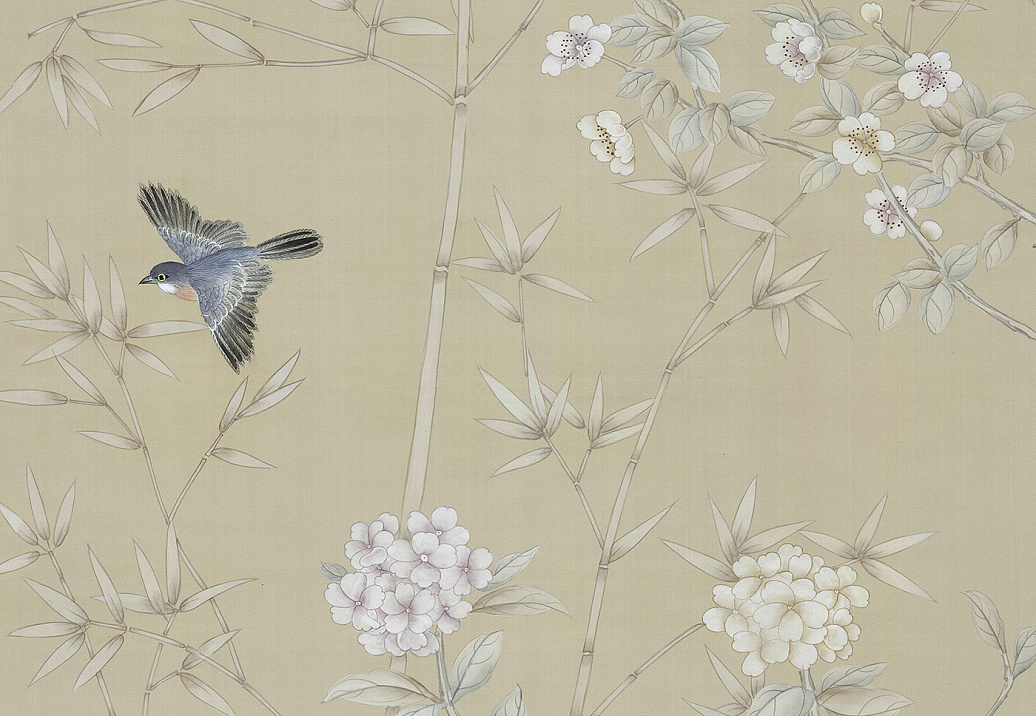 Обои Paul Montgomery Studio Murals For Unique Walls Palace Garden/Bright Beige