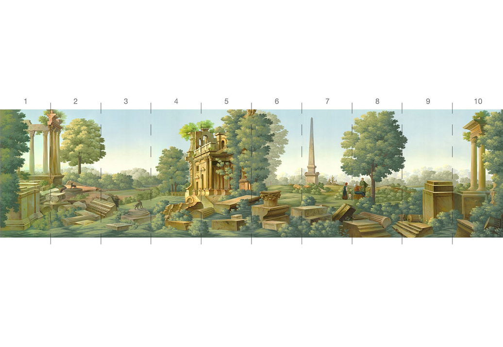 Обои Paul Montgomery Studio Murals For Unique Walls Romanesque/Classic