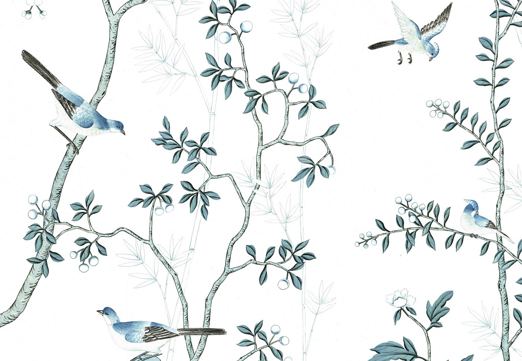Обои Paul Montgomery Studio Murals For Unique Walls Solitude/White