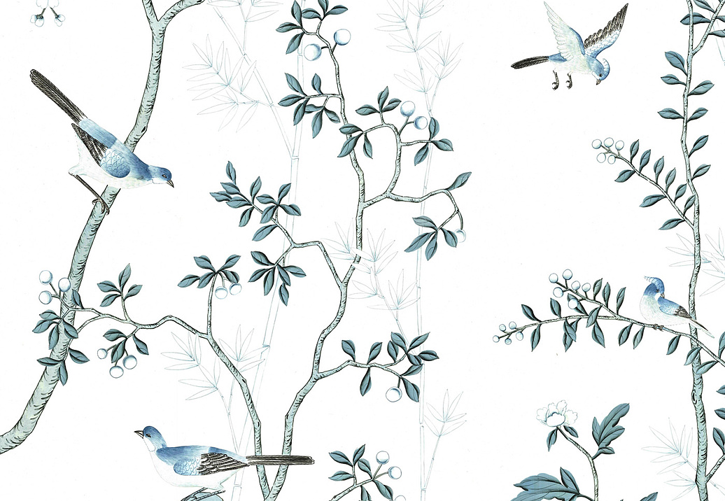 Обои Paul Montgomery Studio Murals For Unique Walls Solitude/White