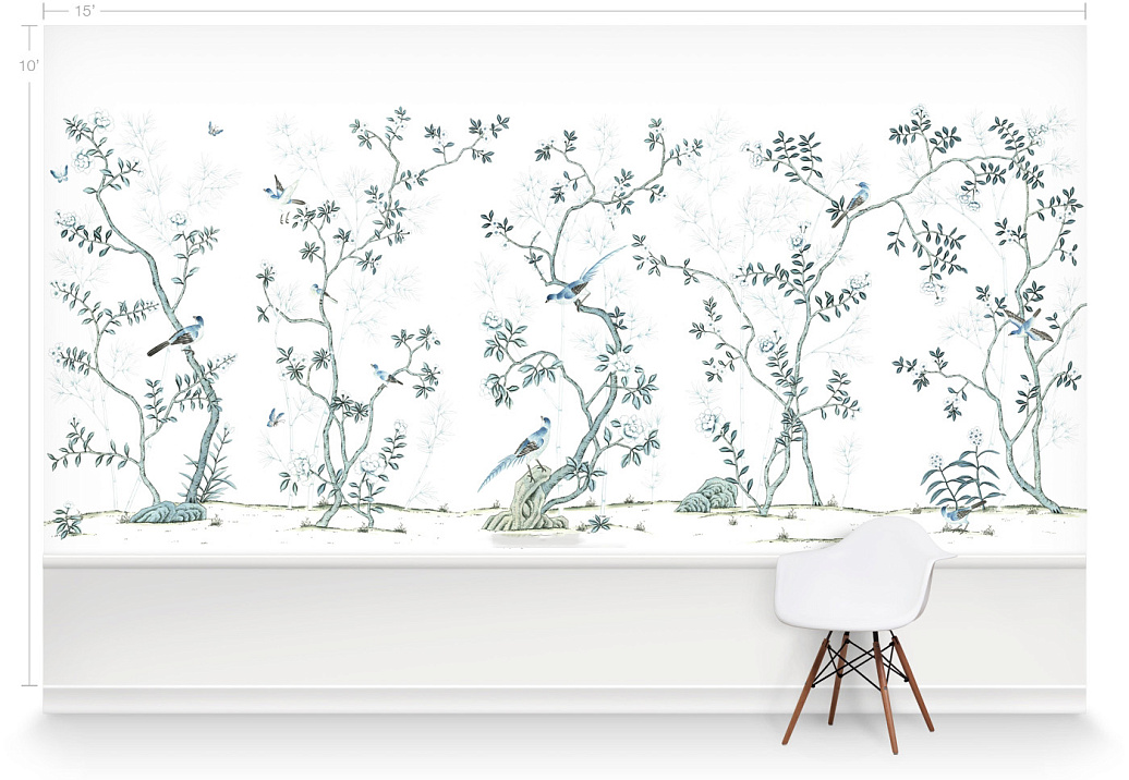 Обои Paul Montgomery Studio Murals For Unique Walls Solitude/White