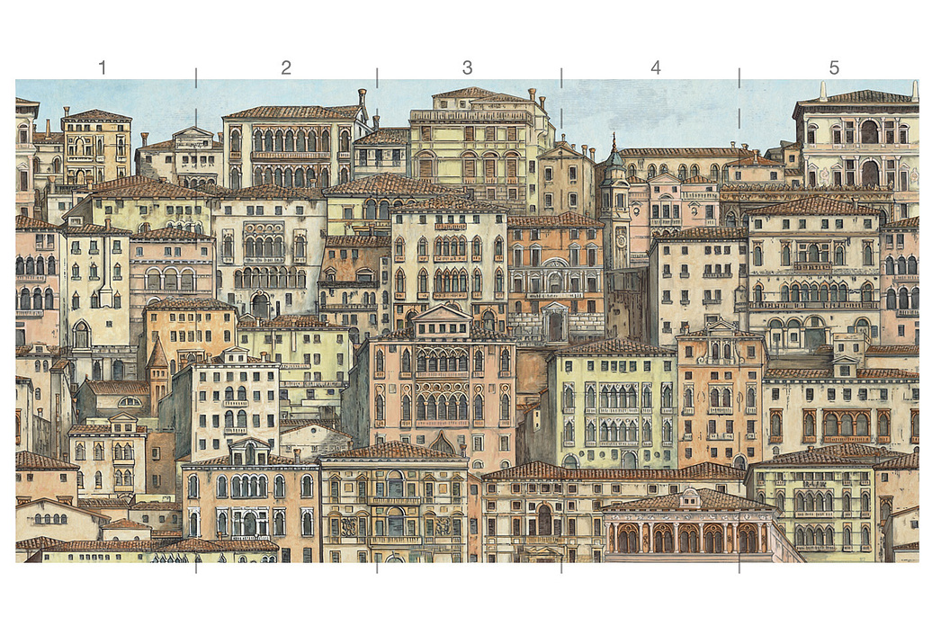 Обои Paul Montgomery Studio Murals For Unique Walls Venice/Antique