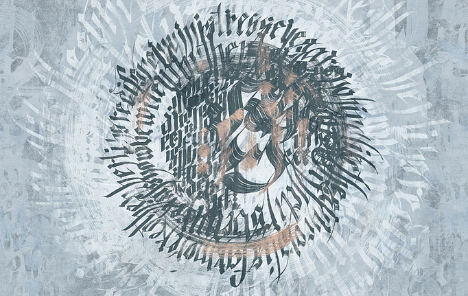 Российские обои Factura, коллекция Collection 2021, артикул CALLIGRAPHY/3