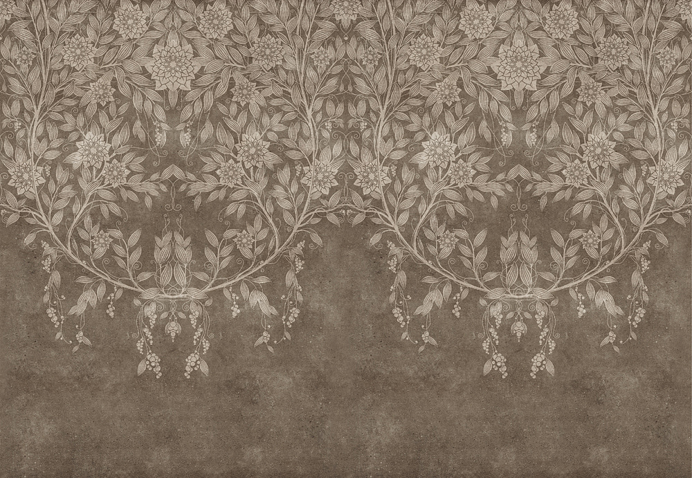 Обои Factura Collection 2021 CONCRETE LEAF/1
