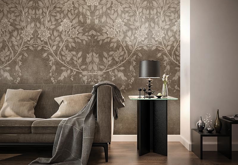 Обои Factura Collection 2021 CONCRETE LEAF/1