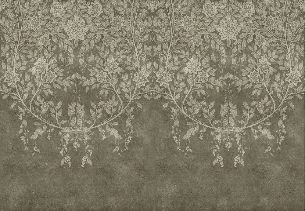Обои Factura Collection 2021 CONCRETE LEAF/2