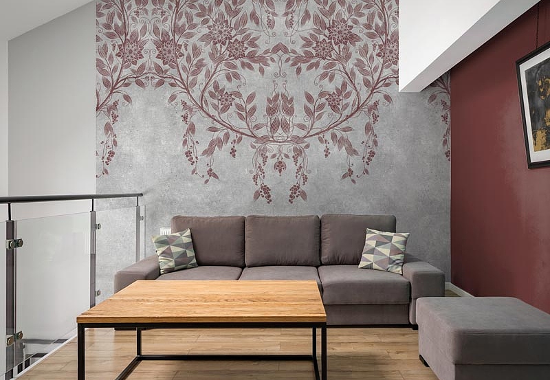 Обои Factura Collection 2021 CONCRETE LEAF/5