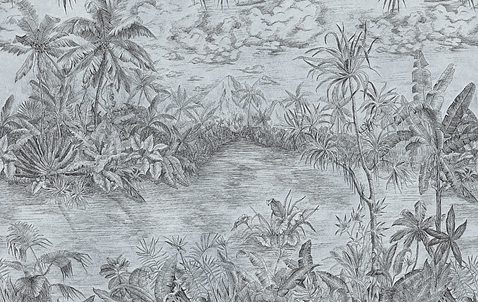 Российские обои Factura, коллекция Collection 2021, артикул JUNGLA ESTAMPA/1