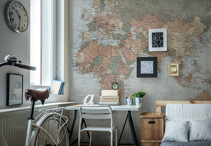 Обои Factura Kids WORLD MAP/1