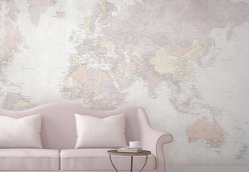 Обои Factura Kids WORLD MAP/3