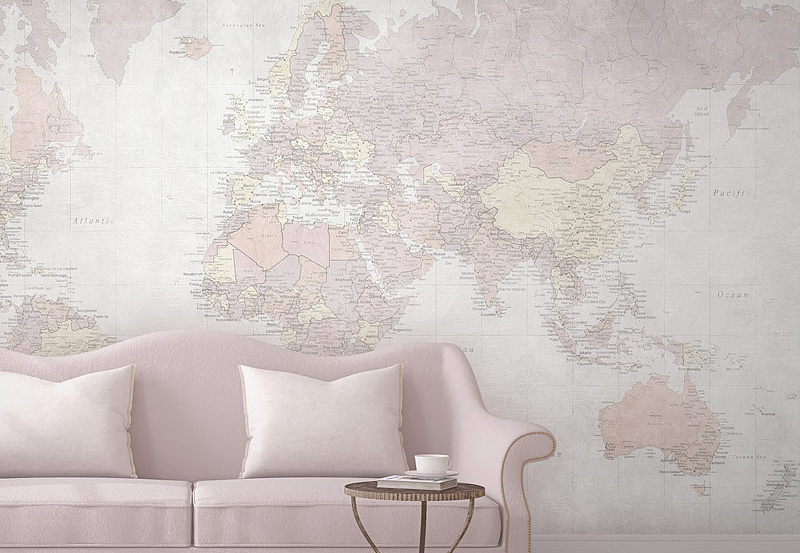 Обои Factura Kids WORLD MAP/3