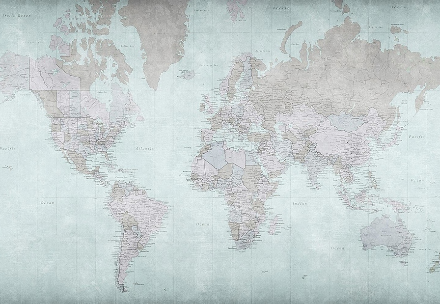 Обои Factura Kids WORLD MAP/4