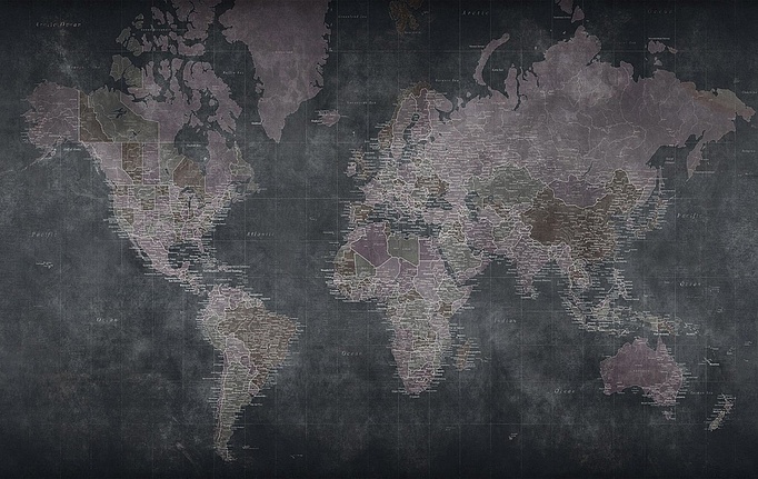 Российские обои Factura, коллекция Kids, артикул WORLD MAP/8