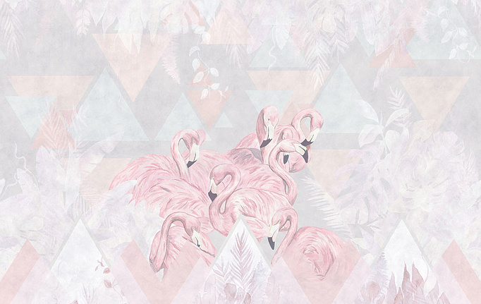 Российские обои Factura, коллекция Kids, артикул FLAMINGO/7