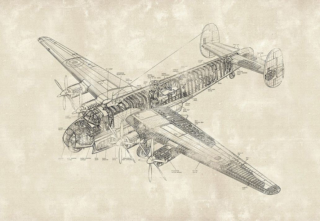 Обои Factura Kids DRAWING PLANE/2