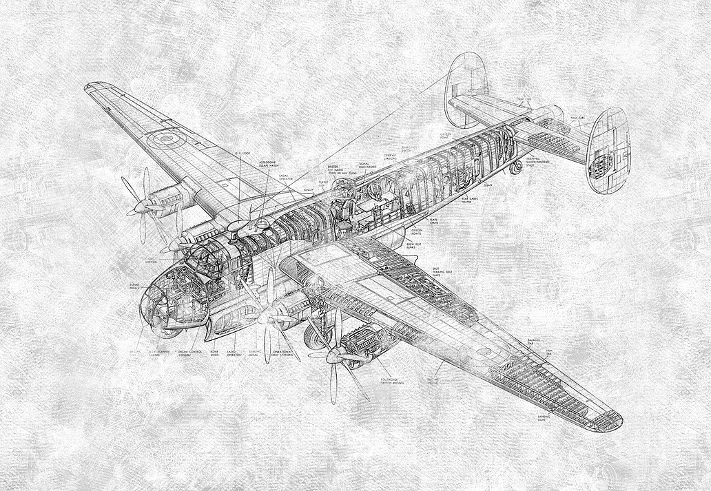 Обои Factura Kids DRAWING PLANE/3
