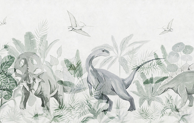 Российские обои Factura, коллекция Kids, артикул DINOPARK/1
