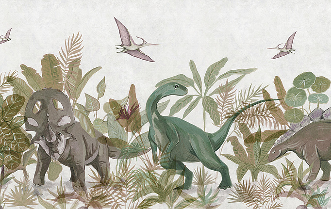 Российские обои Factura, коллекция Kids, артикул DINOPARK/4