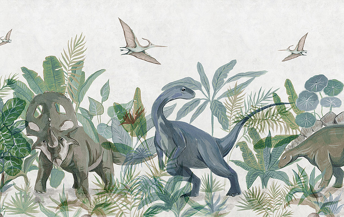 Российские обои Factura, коллекция Kids, артикул DINOPARK/5