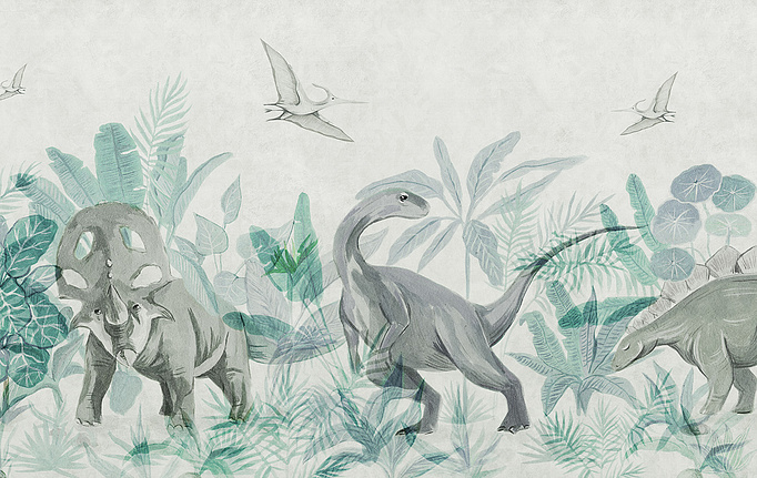 Российские обои Factura, коллекция Kids, артикул DINOPARK/6
