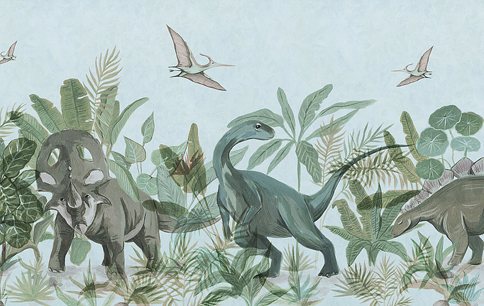 Российские обои Factura, коллекция Kids, артикул DINOPARK/7