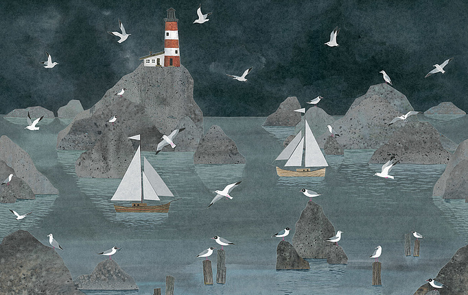 Российские обои Factura, коллекция Kids, артикул LIGHTHOUSE/8