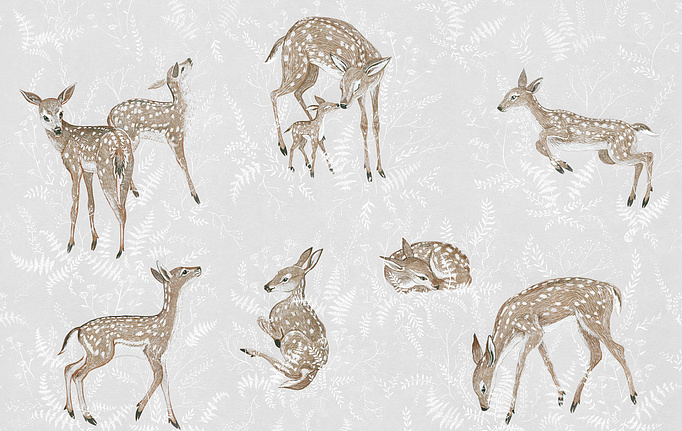 Российские обои Factura, коллекция Kids, артикул BAMBI/3