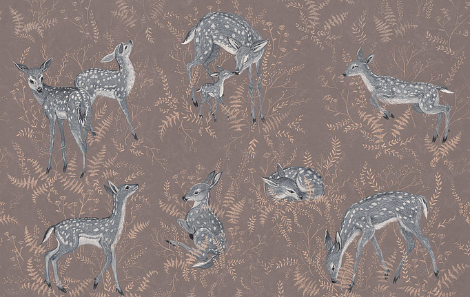 Российские обои Factura, коллекция Kids, артикул BAMBI/7